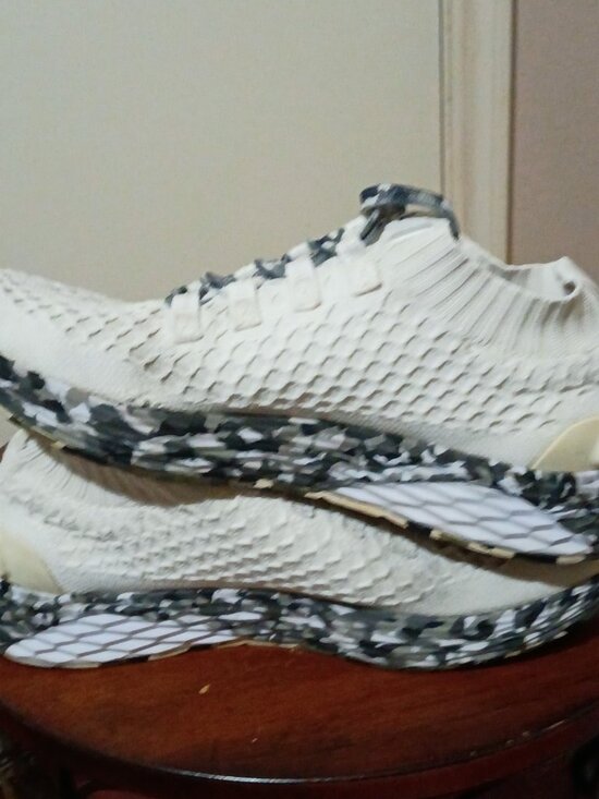 NOBULL Aspire Granite White Runner Shoes Workout Training Men’s Sz 7.5 Camo Sole main image 7